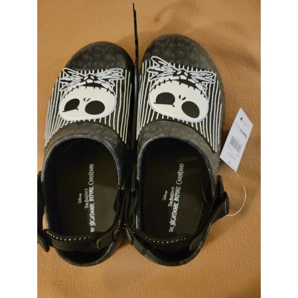 Tim Burton's Nightmare Black‎ Clogs Pumpkin King Size 11